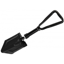 Lancer Tacitcal Outdoors Compact Tri-Fold Camper's Shovel - BLACK