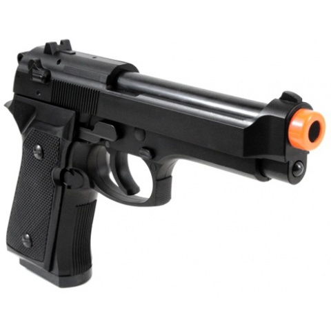 HFC M92F Heavyweight Airsoft Spring Pistol w/ SlideLock (Color: Black)