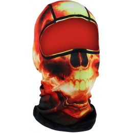 ZANheadgear Airsoft Tactical Hades Balaclava Full Head Mask - RED