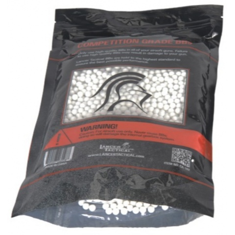 Lancer Tactical 4000 Round 0.20g Seamless Airsoft BBs (Color: White)