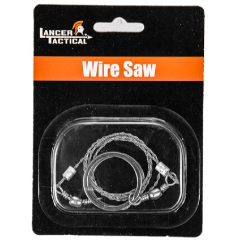 Lancer Tactical Airsoft Tactical Steel Wire Survival Saw - STEEL