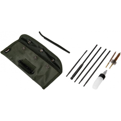 Lancer Tactical Airsoft Tactical M4/M16 Rifle Cleaning Box Kit - OD GREEN