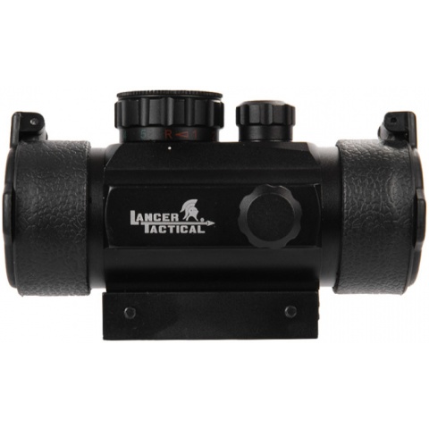 Lancer Tactical CA-412BN Red & Green Dot 1X Scope - BLACK