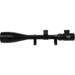 Lancer Tactical AOEG 6-24X50 Red & Green Illuminated Scope (Color: Black)