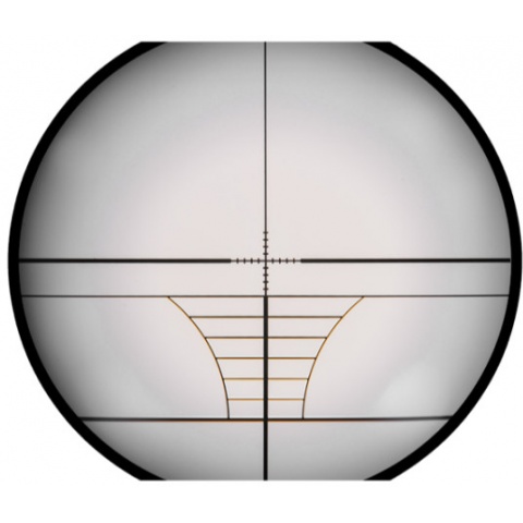 Lancer Tactical AOEG 2-6x32 Red & Green Illuminated Scope - BLACK