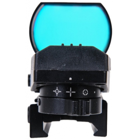 Lancer Tactical Airsoft 4 Reticle Red Control Reflex Sight (Color: Black)