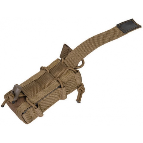 Lancer Tactical Airsoft Single Pistol Magazine Pouch - DARK EARTH