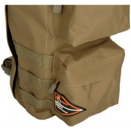 Lancer Tactical Airsoft Utility Go Pack Shoulder Bag - TAN