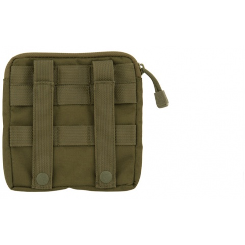 Lancer Tactical Airsoft MOLLE Admin Medical EMT Pouch - OLIVE DRAB