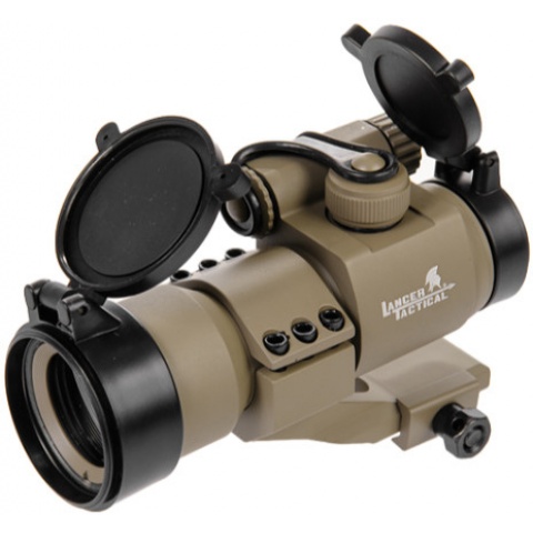 Lancer Tactical Metal Airsoft Red/Green Dot Sight - DARK EARTH