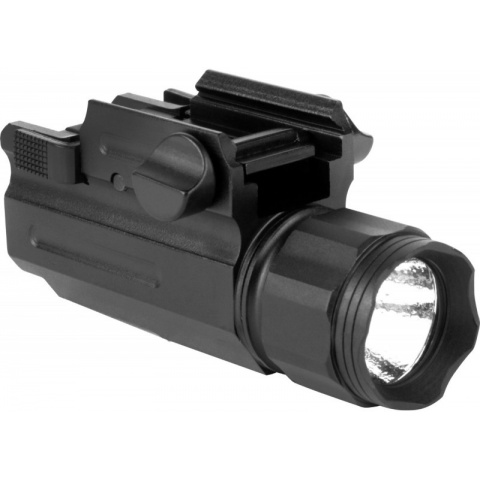AIM Sports 220 Lumens Tactical Flashlight w/ Quick Release Mount