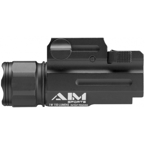 AIM Sports 220 Lumens Tactical Flashlight w/ Quick Release Mount