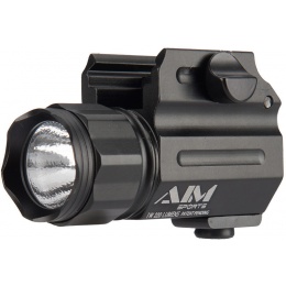 AIM Sports 220 Lumens Compact Flashlight w/ Quick Release Mount