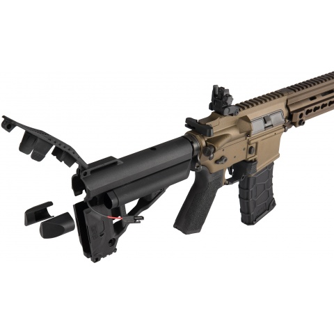 Elite Force VR16 Avalon Calibur CQC Keymod AEG Airsoft Rifle - BRONZE