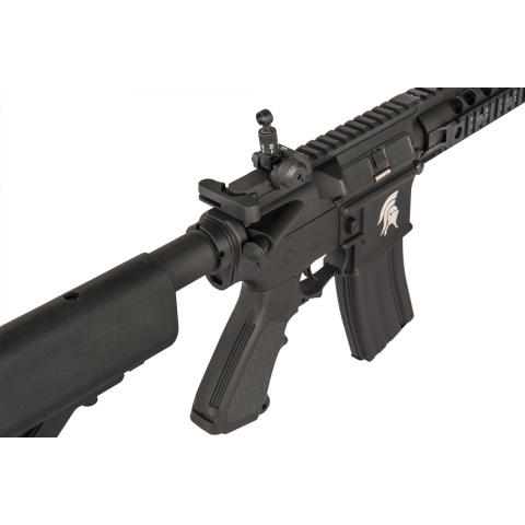 Lancer Tactical Metal M4 Warrior Carbine AEG Airsoft Rifle - BLACK