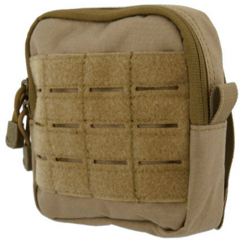 Lancer Tactical Enclosed Laser Cut M4 EMT Utility Pouch - TAN