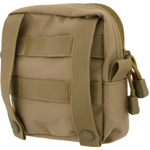 Lancer Tactical Enclosed Laser Cut M4 EMT Utility Pouch - TAN