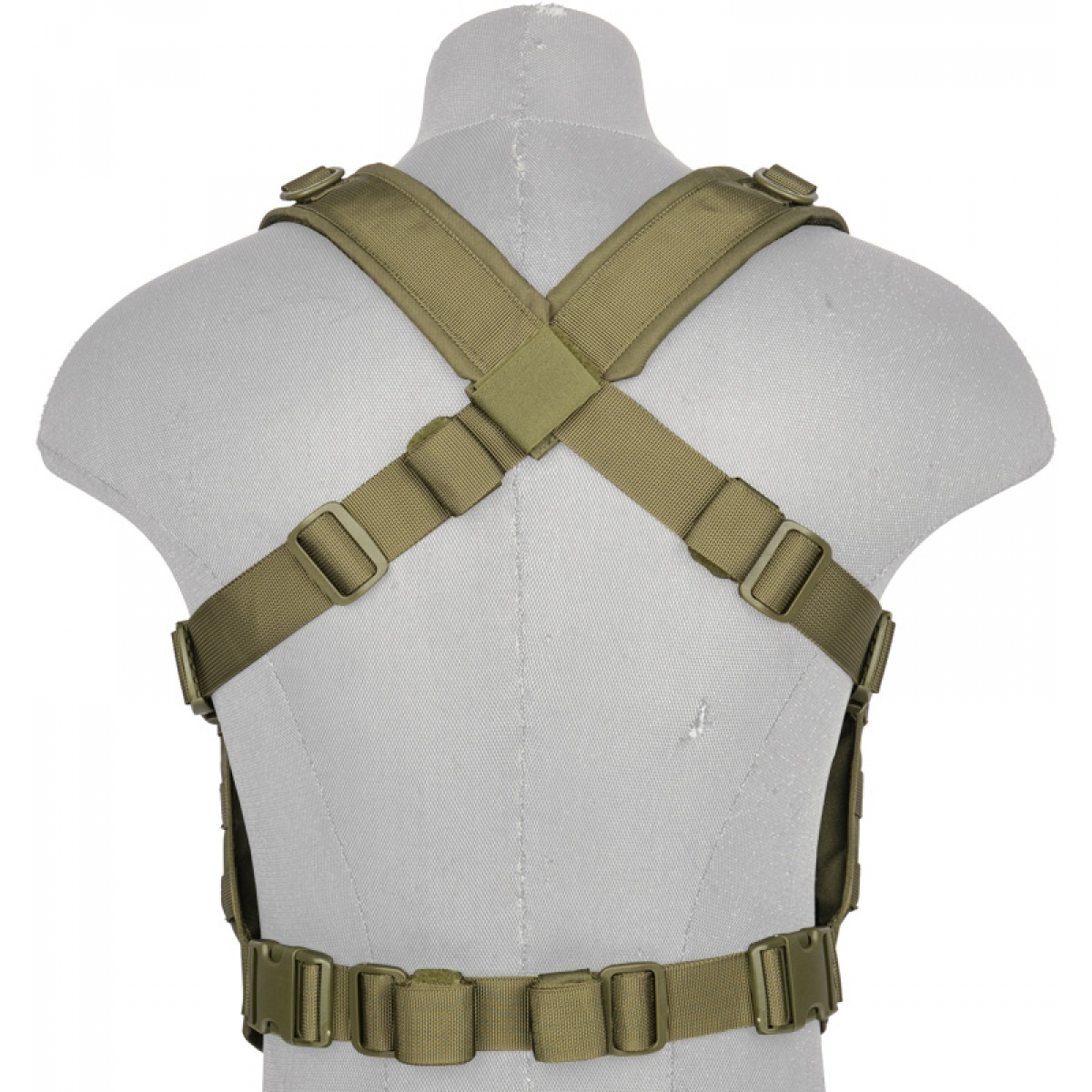 Lancer Tactical Light Weight Chest Rig w/ Mag Pouch - OLIVE DRAB ...