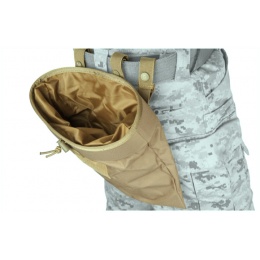 Lancer Tactical Airsoft Large Folding Dump Pouch - COYOTE BROWN