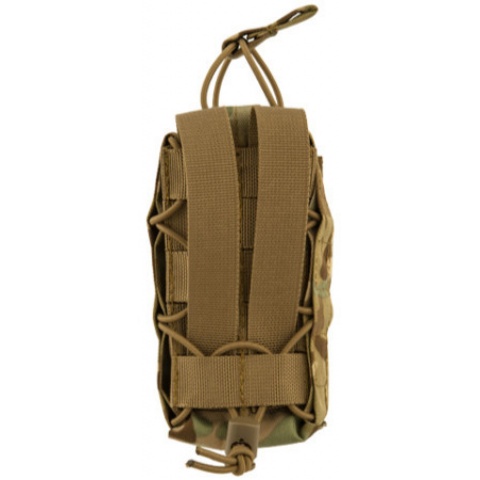 Lancer Tactical Airsoft Retention Radio Pouch - CAMO