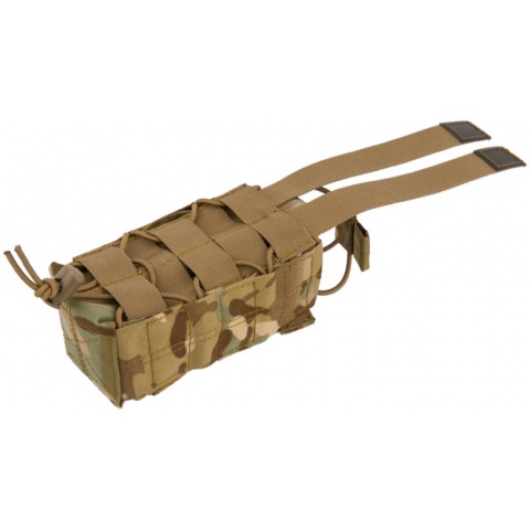 Lancer Tactical Airsoft Retention Radio Pouch - CAMO
