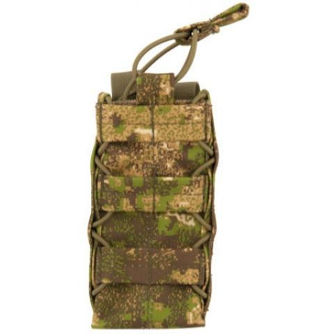 Lancer Tactical Airsoft Retention Radio Pouch - PC GREEN