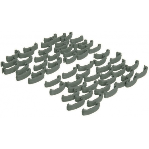 Lancer Tactical 60 Piece Rail Index Clips - FOLIAGE GREEN