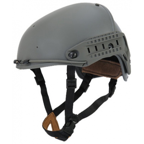 Lancer Tactical Airsoft CP AF Helmet w/ Side Rails - L/XL -  FOLIAGE