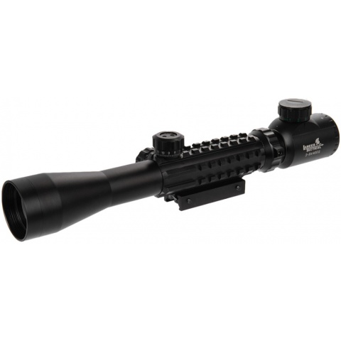 Lancer Tactical Airsoft 3-9x40mm Red/Green Illuminated Scope - BLACK