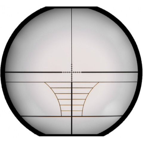 Lancer Tactical Airsoft 3-9x40mm Red/Green Illuminated Scope - BLACK