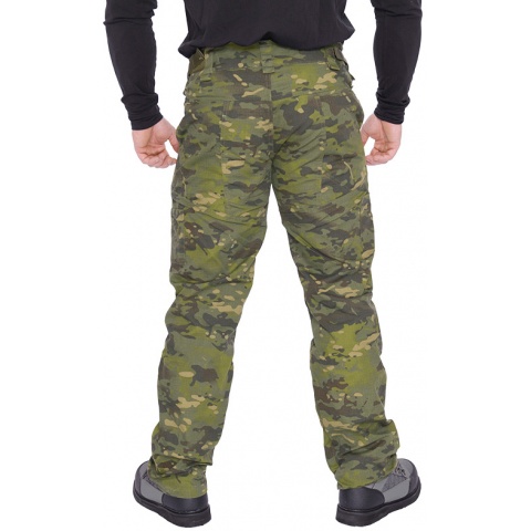 Lancer Tactical Ripstop Outdoor Combat Work Pants - CAMO TROPIC
