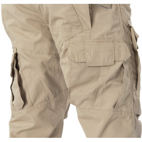 Lancer Tactical All-Weather Reinforced Recreational Pants - KHAKI
