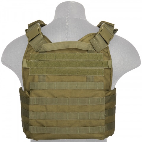 Lancer Tactical 1000D Nylon Airsoft Modular Tactical Vest (Olive Drab)