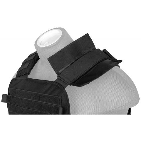 Lancer Tactical 1000D Nylon Airsoft Modular Tactical Vest (Black)