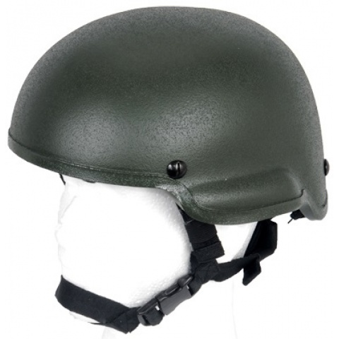 Lancer Tactical Airsoft Tactical MICH 2002 Basic Combat Helmet - OD