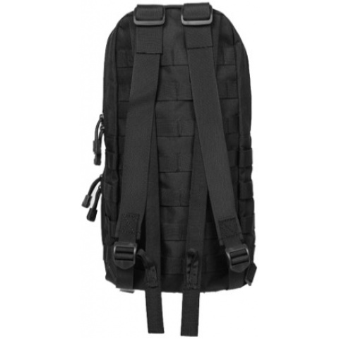 Lancer Tactical 600D Nylon Airsoft Molle Hydration Backpack (Color: Black)