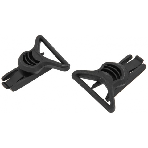 Lancer Tactical 36mm Goggle Swivel Clips Attachment - BLACK