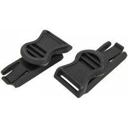 Lancer Tactical Airsoft 19mm Goggle Swivel Clips - BLACK