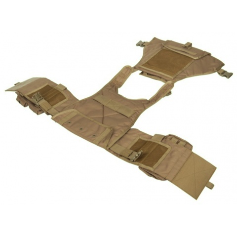 Lancer Tactical Airsoft Assault Tactical Vest (Coyote Brown)