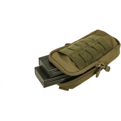 Lancer Tactical Airsoft Enclosed Magazine Pouch - OD GREEN
