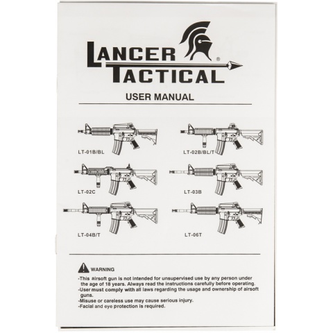 Lancer Tactical Airsoft M4 AEG Rifle w/ 10