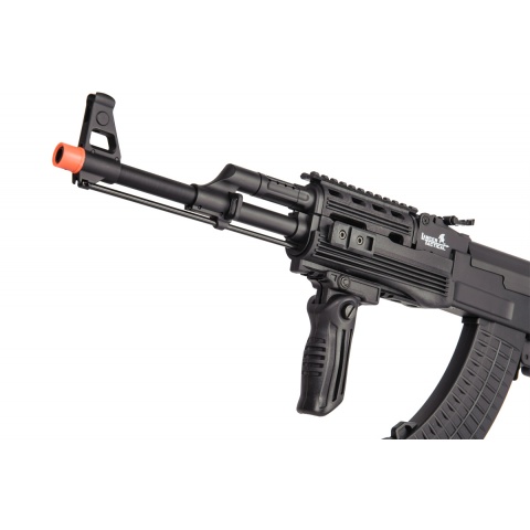 Lancer Tactical Airsoft Full Metal AK-47 AEG w/ LE Stock, Battery & Charger (Color: Black)