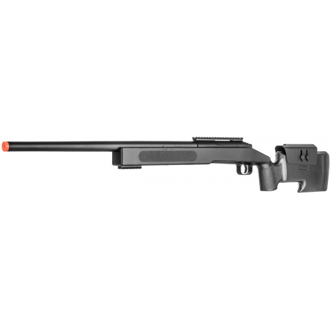 Double Eagle M62 Bolt Action Airsoft Spring Sniper Rifle (Color: Black)