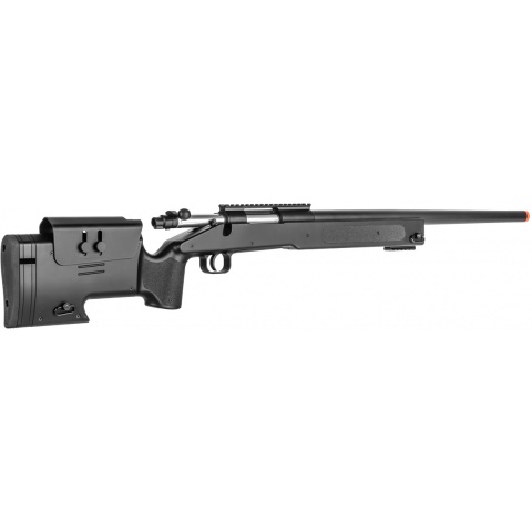 Double Eagle M62 Bolt Action Airsoft Spring Sniper Rifle (Color: Black)
