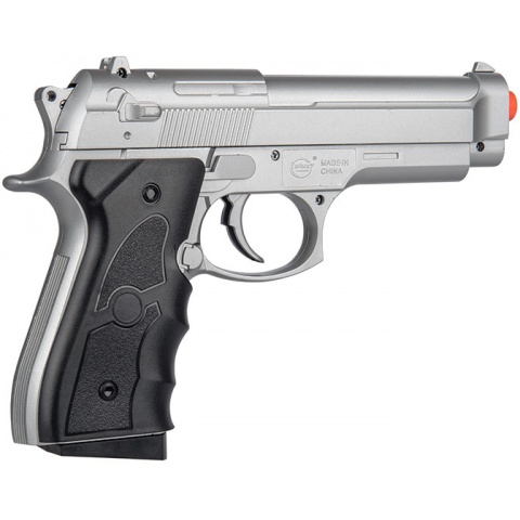 UK Arms G52R Airsoft Spring Powered Pistol - SILVER