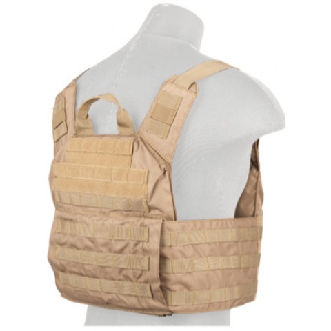 Lancer Tactical Nylon Speed Attack Tactical Vest (Khaki)