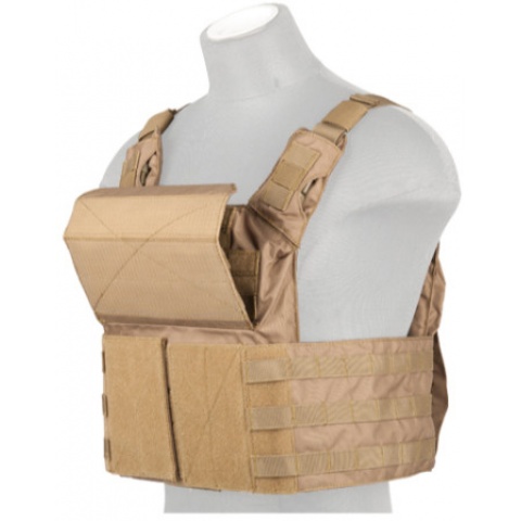 Lancer Tactical Nylon Speed Attack Tactical Vest (Khaki)