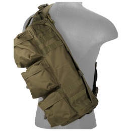 Lancer Tactical Airsoft Utility Go Pack Shoulder Bag - OLIVE DRAB