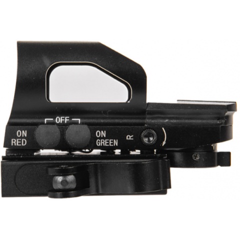 Lancer Tactical Multi Reticle Green and Red Dot Sight (Color: Black)