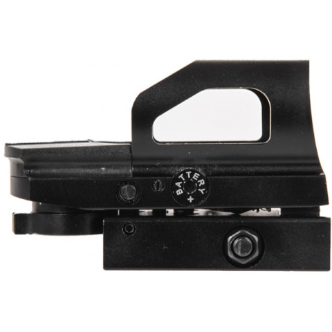 Lancer Tactical Multi Reticle Green and Red Dot Sight (Color: Black)